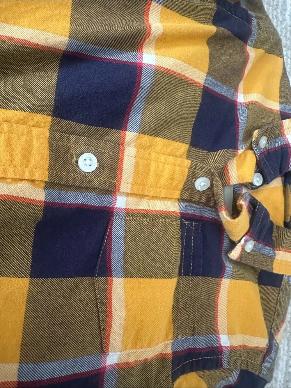 Janie and Jack Gap Plaid Button-Up Shirts